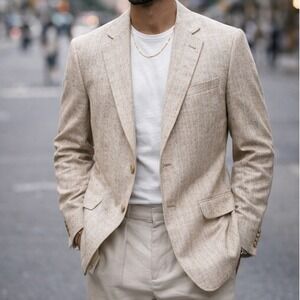 Lands' End Light Tan Sport Coat